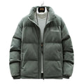 Herren Jacke mit Waffelstruktur und Knopfleiste