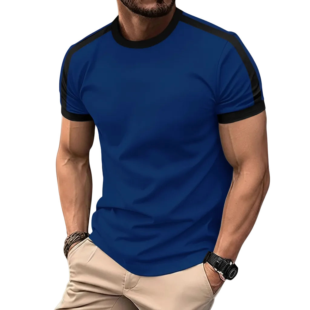 Herren Sport T-Shirt mit Kurzarm und Rundhalsausschnitt
